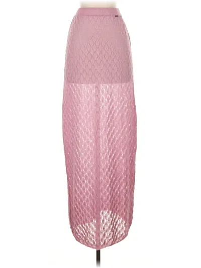 Pre-owned Assorted Brands Formal Skirt In Pink