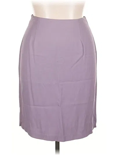 Pre-owned Assorted Brands Formal Skirt In Purple