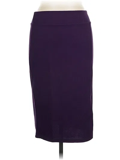 Pre-owned Assorted Brands Formal Skirt In Purple