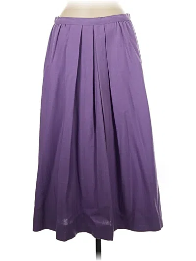 Pre-owned Assorted Brands Formal Skirt In Purple