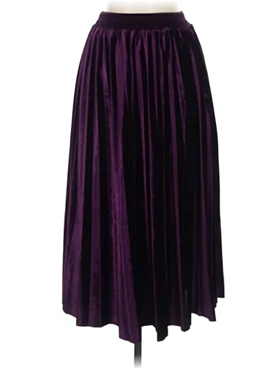 Pre-owned Assorted Brands Formal Skirt In Purple