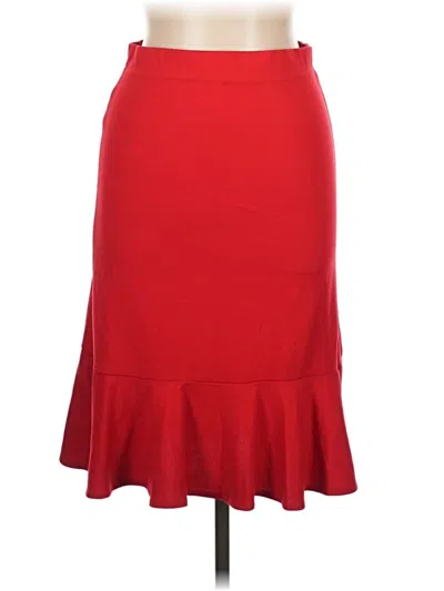 Pre-owned Assorted Brands Formal Skirt In Red