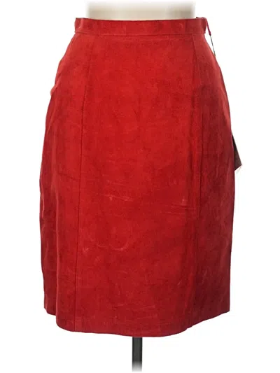 Pre-owned Assorted Brands Formal Skirt In Red