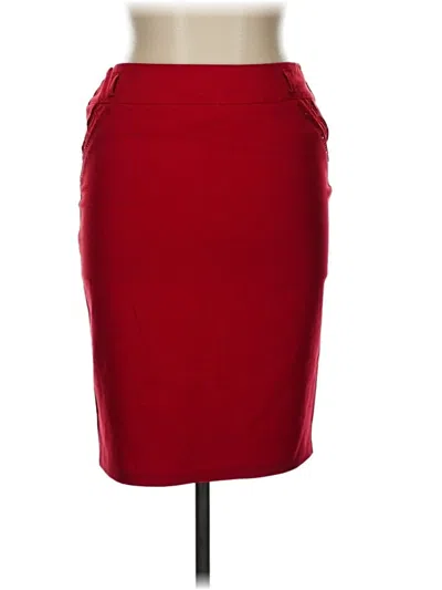 Pre-owned Assorted Brands Formal Skirt In Red