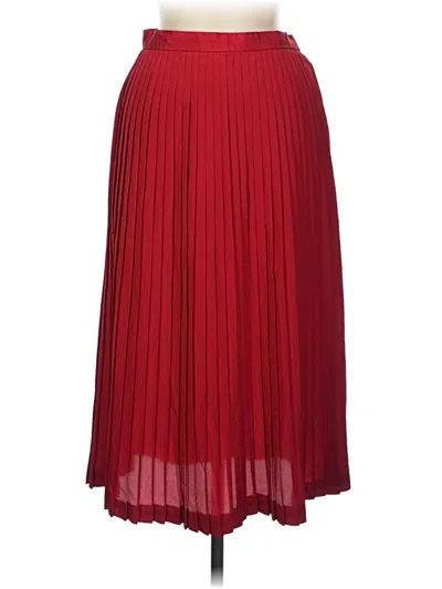 Pre-owned Assorted Brands Formal Skirt In Red