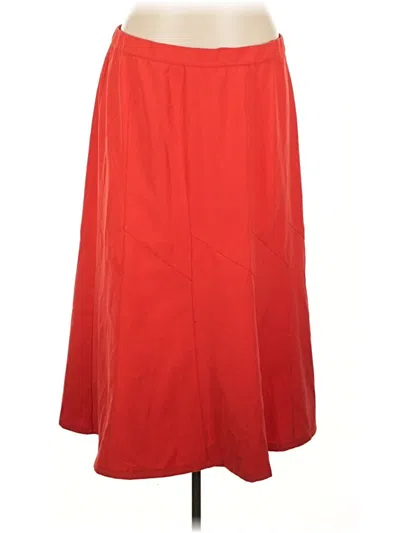 Pre-owned Assorted Brands Formal Skirt In Red