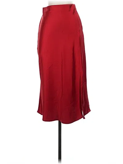 Pre-owned Assorted Brands Formal Skirt In Red