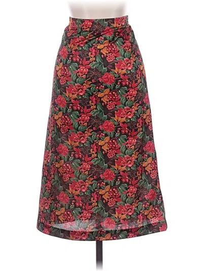 Pre-owned Assorted Brands Formal Skirt In Red