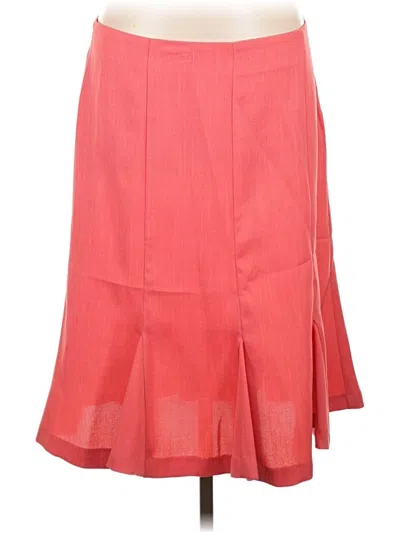 Pre-owned Assorted Brands Formal Skirt In Red