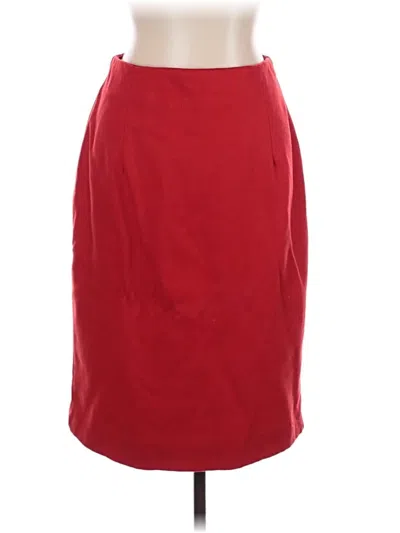 Pre-owned Assorted Brands Formal Skirt In Red
