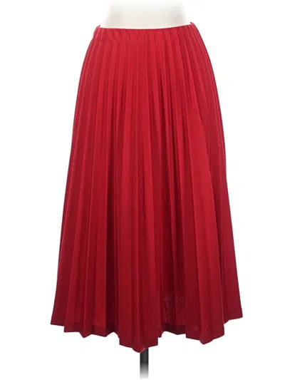 Pre-owned Assorted Brands Formal Skirt In Red