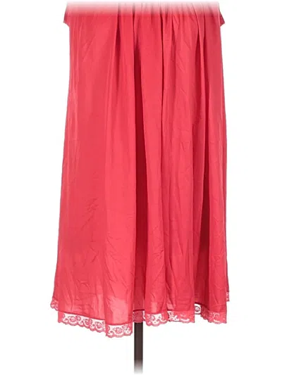 Pre-owned Assorted Brands Formal Skirt In Red