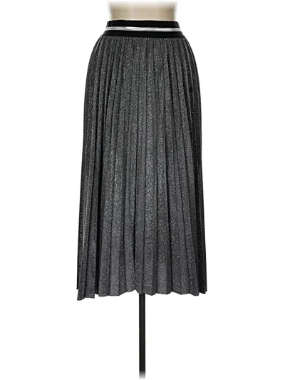 Pre-owned Assorted Brands Formal Skirt In Silver