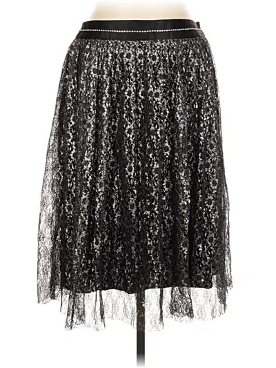 Pre-owned Assorted Brands Formal Skirt In Silver