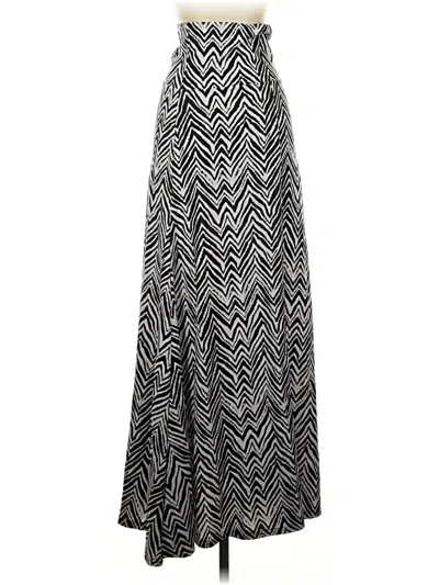 Pre-owned Assorted Brands Formal Skirt In Silver
