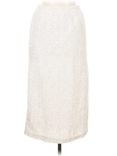 Assorted Brands Formal Skirt In Silver