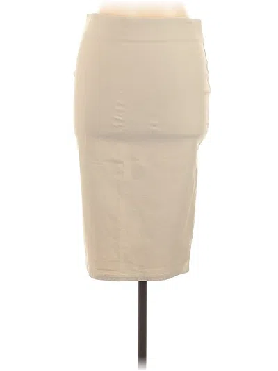 Pre-owned Assorted Brands Formal Skirt In Tan