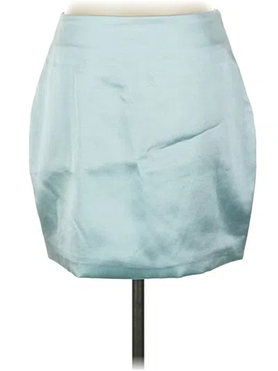 Pre-owned Assorted Brands Formal Skirt In Teal