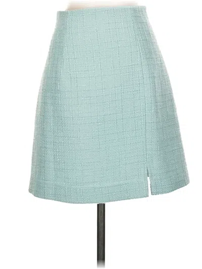 Pre-owned Assorted Brands Formal Skirt In Teal