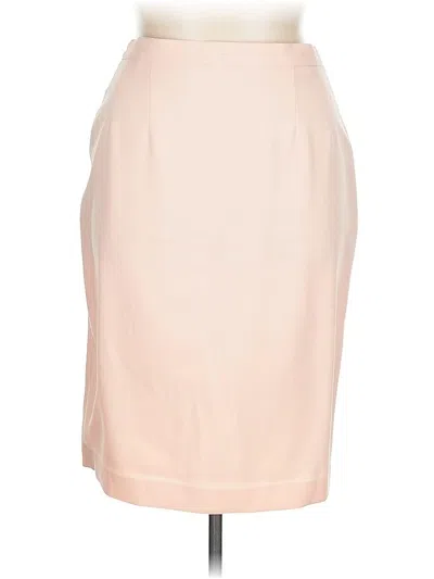 Pre-owned Assorted Brands Formal Skirt In White