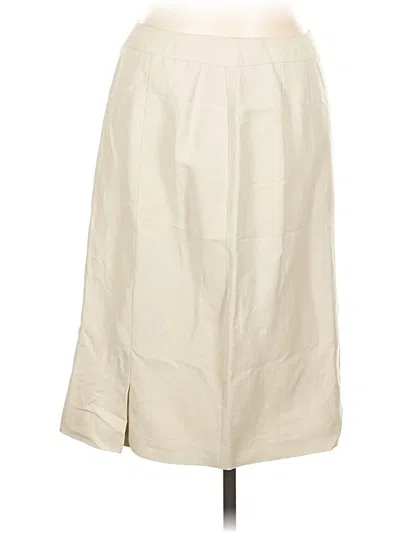 Pre-owned Assorted Brands Formal Skirt In White