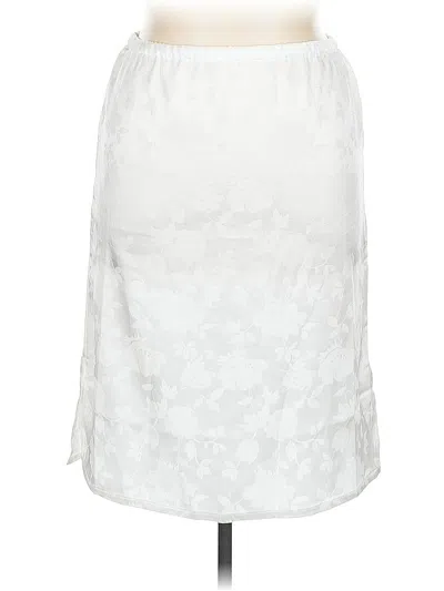 Pre-owned Assorted Brands Formal Skirt In White
