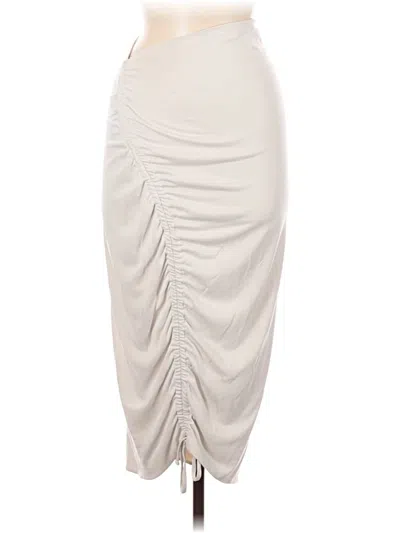 Pre-owned Assorted Brands Formal Skirt In White