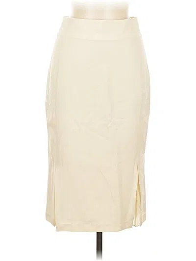 Pre-owned Assorted Brands Formal Skirt In White