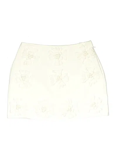 Pre-owned Assorted Brands Formal Skirt In White