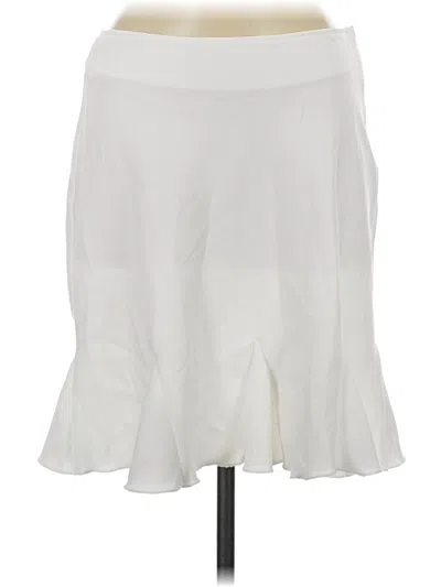 Pre-owned Assorted Brands Formal Skirt In White