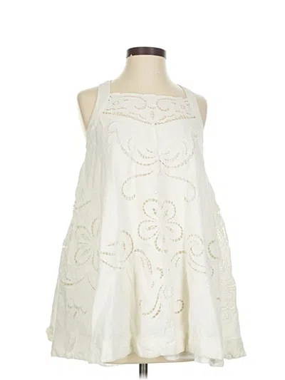 Pre-owned Assorted Brands Formal Skirt In White