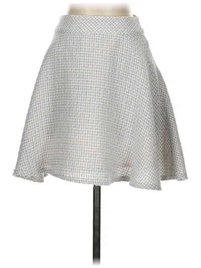 Pre-owned Assorted Brands Formal Skirt In White