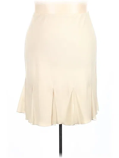 Pre-owned Assorted Brands Formal Skirt In White