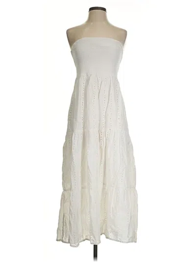 Pre-owned Assorted Brands Formal Skirt In White