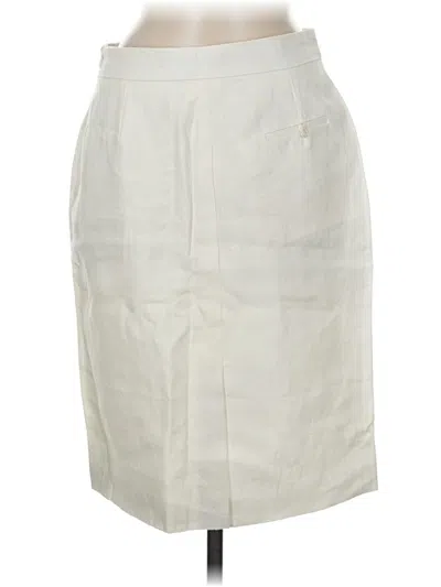 Pre-owned Assorted Brands Formal Skirt In White