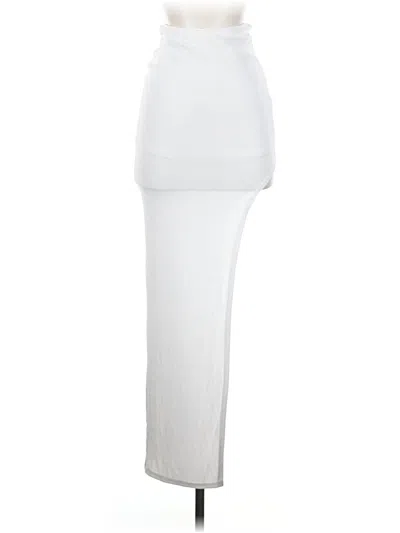 Pre-owned Assorted Brands Formal Skirt In White