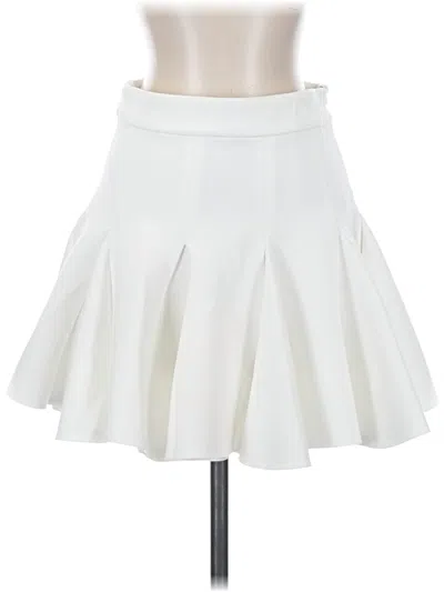 Pre-owned Assorted Brands Formal Skirt In White