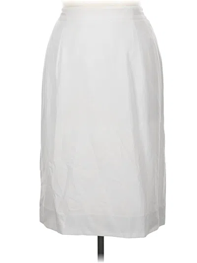 Pre-owned Assorted Brands Formal Skirt In White
