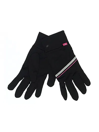 Pre-owned Assorted Brands Gloves In Black