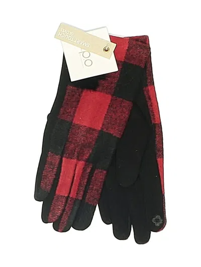 Assorted Brands Gloves In Burgundy