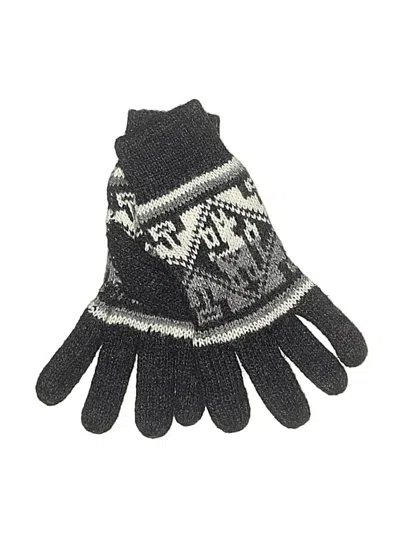 Pre-owned Assorted Brands Gloves In Gray