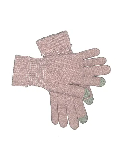 Pre-owned Assorted Brands Gloves In Pink