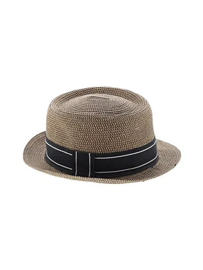 Pre-owned Assorted Brands Hat In Brown