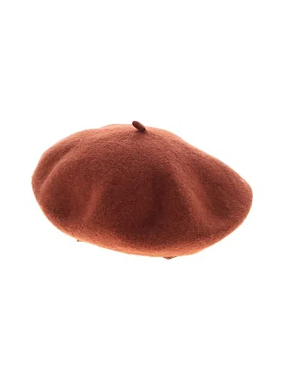 Pre-owned Assorted Brands Hat In Brown