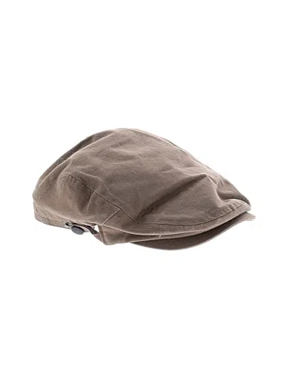 Pre-owned Assorted Brands Hat In Brown