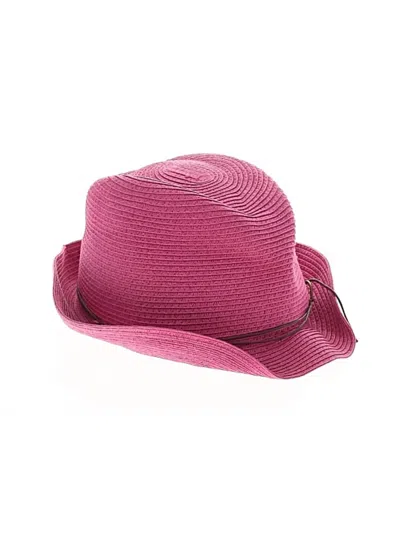 Pre-owned Assorted Brands Hat In Pink