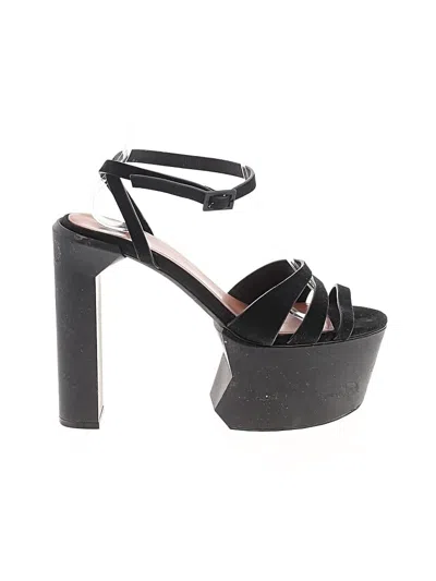 Pre-owned Assorted Brands Heels In Black