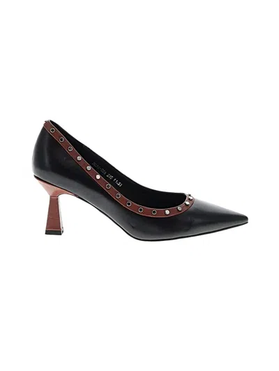 Pre-owned Assorted Brands Heels In Black