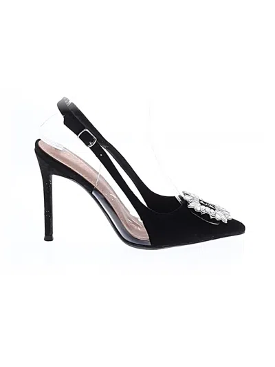Pre-owned Assorted Brands Heels In Black