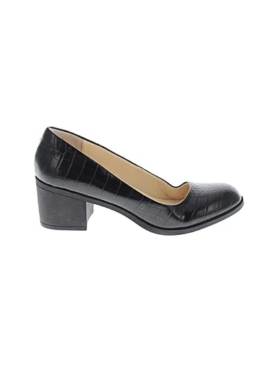 Pre-owned Assorted Brands Heels In Black